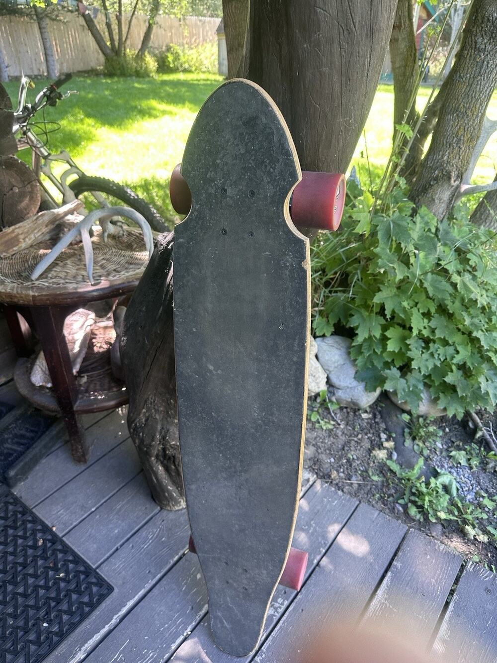 Krown Blue Wave Kicktail Complete Longboard 43" Cruiser Skateboard - Used